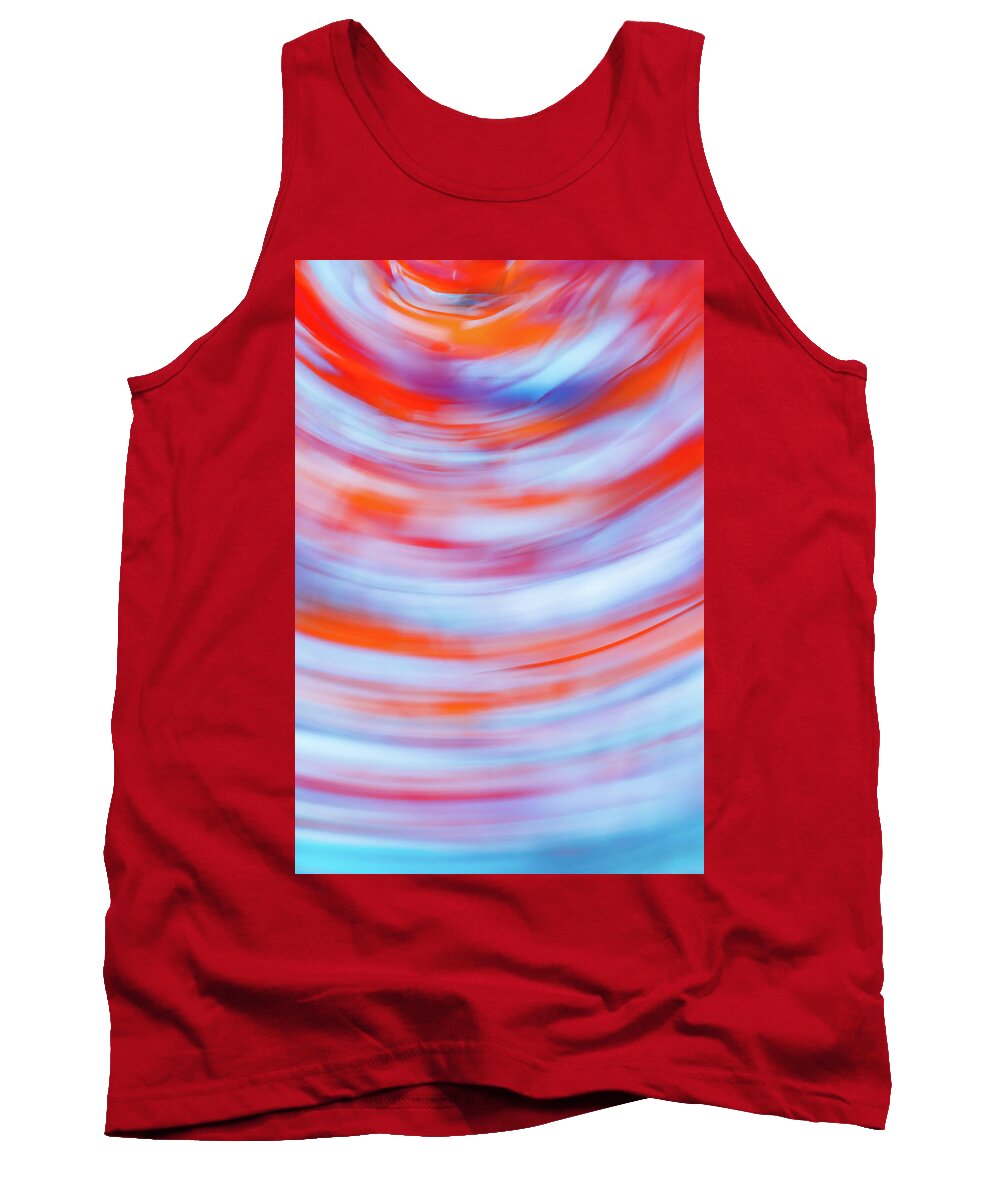 Red And Blue Tank Top featuring the photograph Red and Blue by Bitter Buffalo Photography