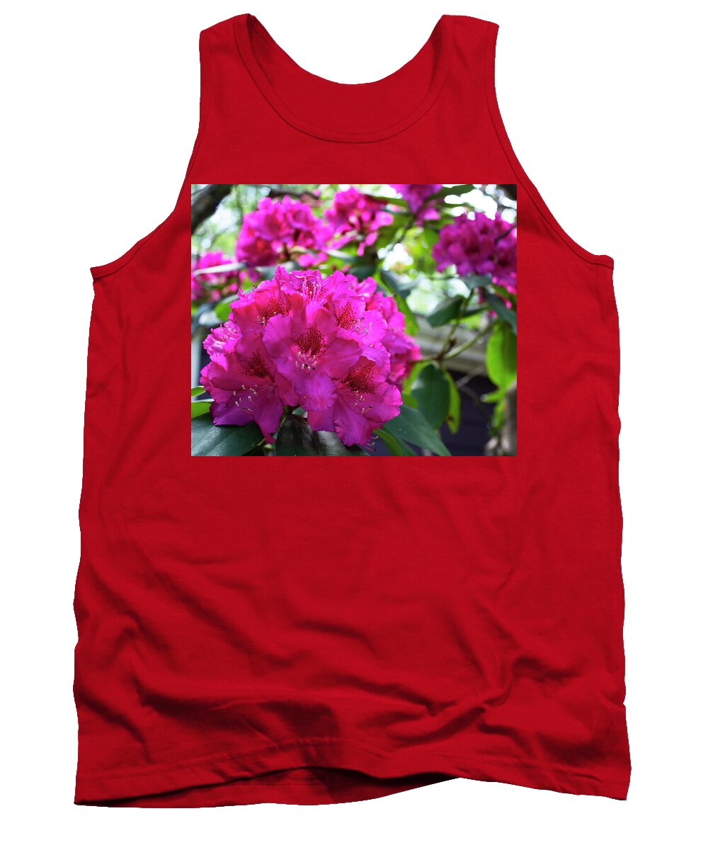 Flower Tank Top featuring the photograph Rhododendron Blossom by Geoff Jewett