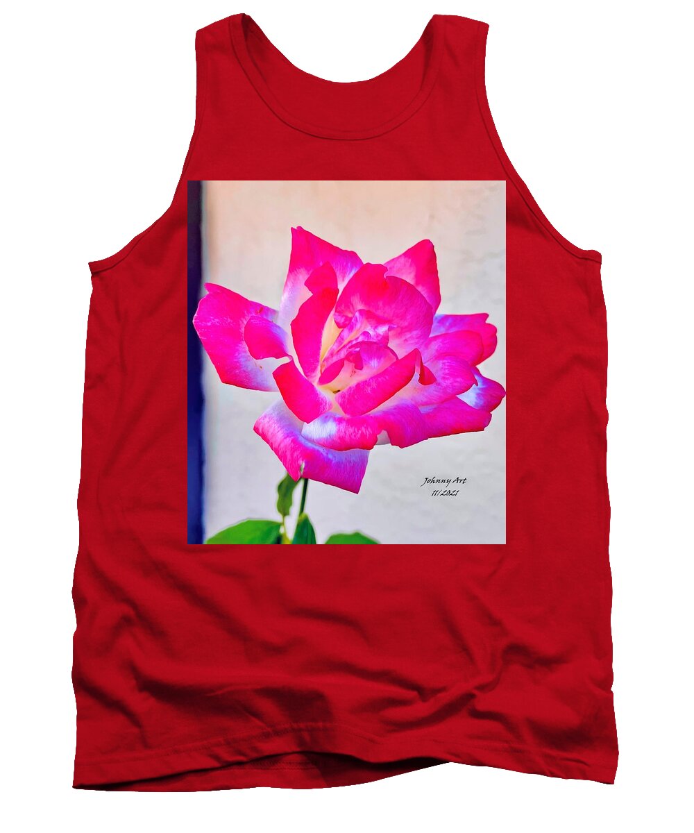 Rose Tank Top featuring the photograph Roses II by John Anderson