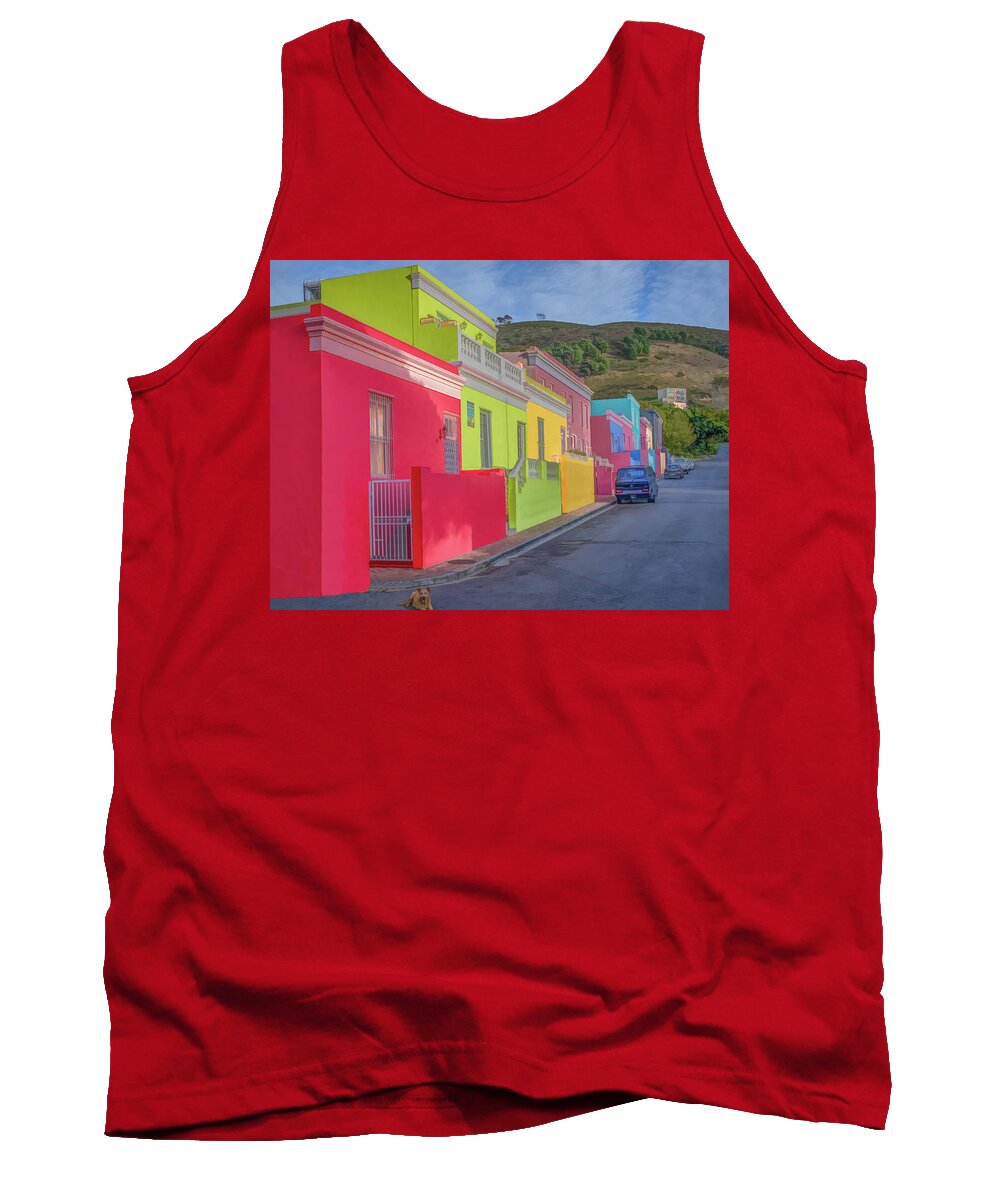 South Africa Tank Top featuring the photograph Saturday Morning in Cape Town by Marcy Wielfaert
