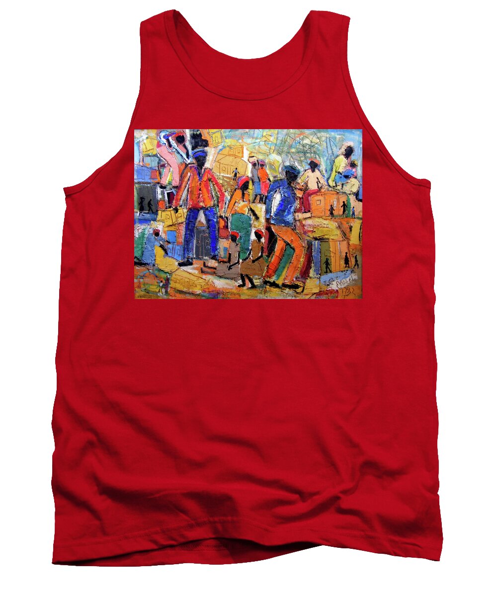  Tank Top featuring the painting She Called Me by Eli Kobeli