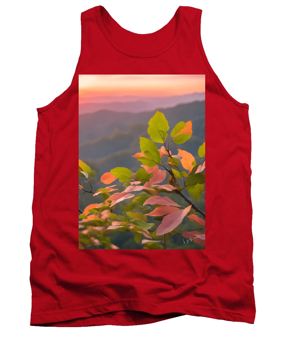 Leaves Tank Top featuring the photograph Signs of Fall by Lisa Lambert-Shank