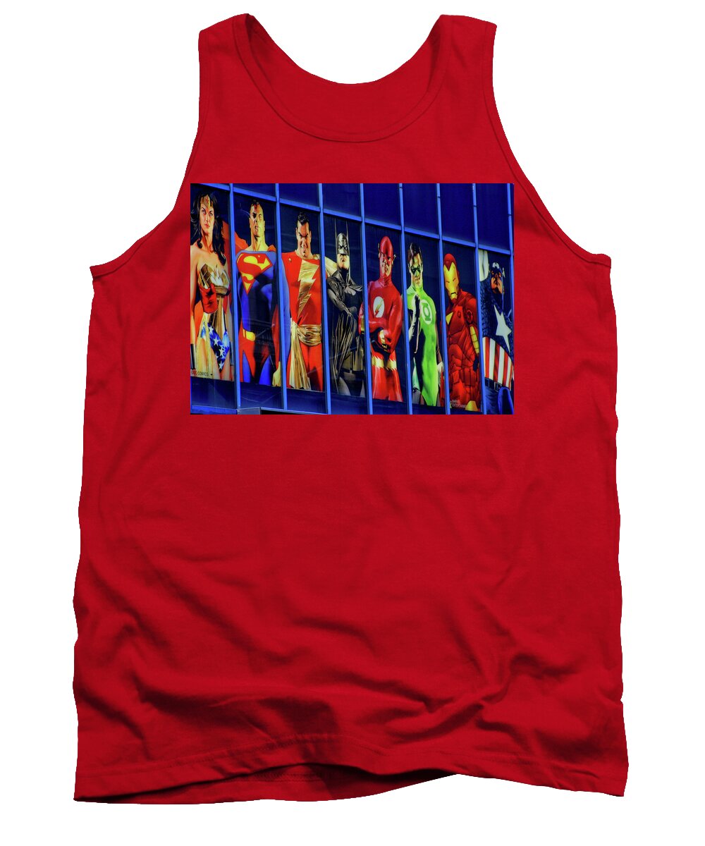 Street Tank Top featuring the photograph Super Heroes by Gene Taylor