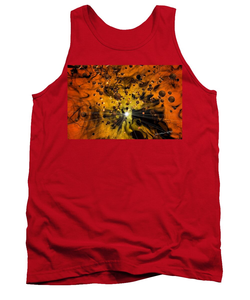 Digital Abstract Tank Top featuring the digital art Spark of Inspiration by Bob Shimer