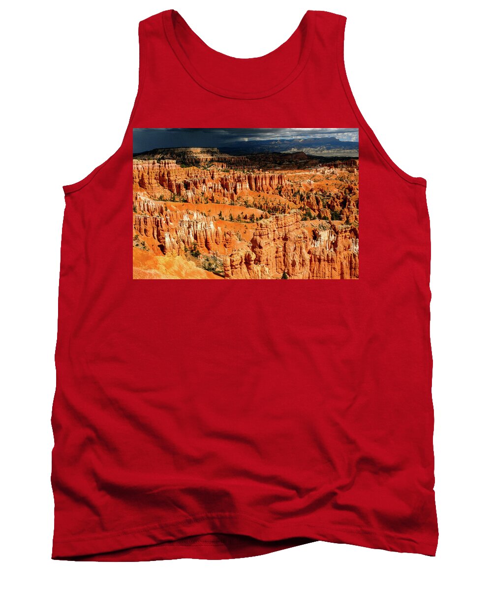 Bryce Tank Top featuring the photograph Distant Thunder - Bryce Canyon National Park. Utah by Earth And Spirit