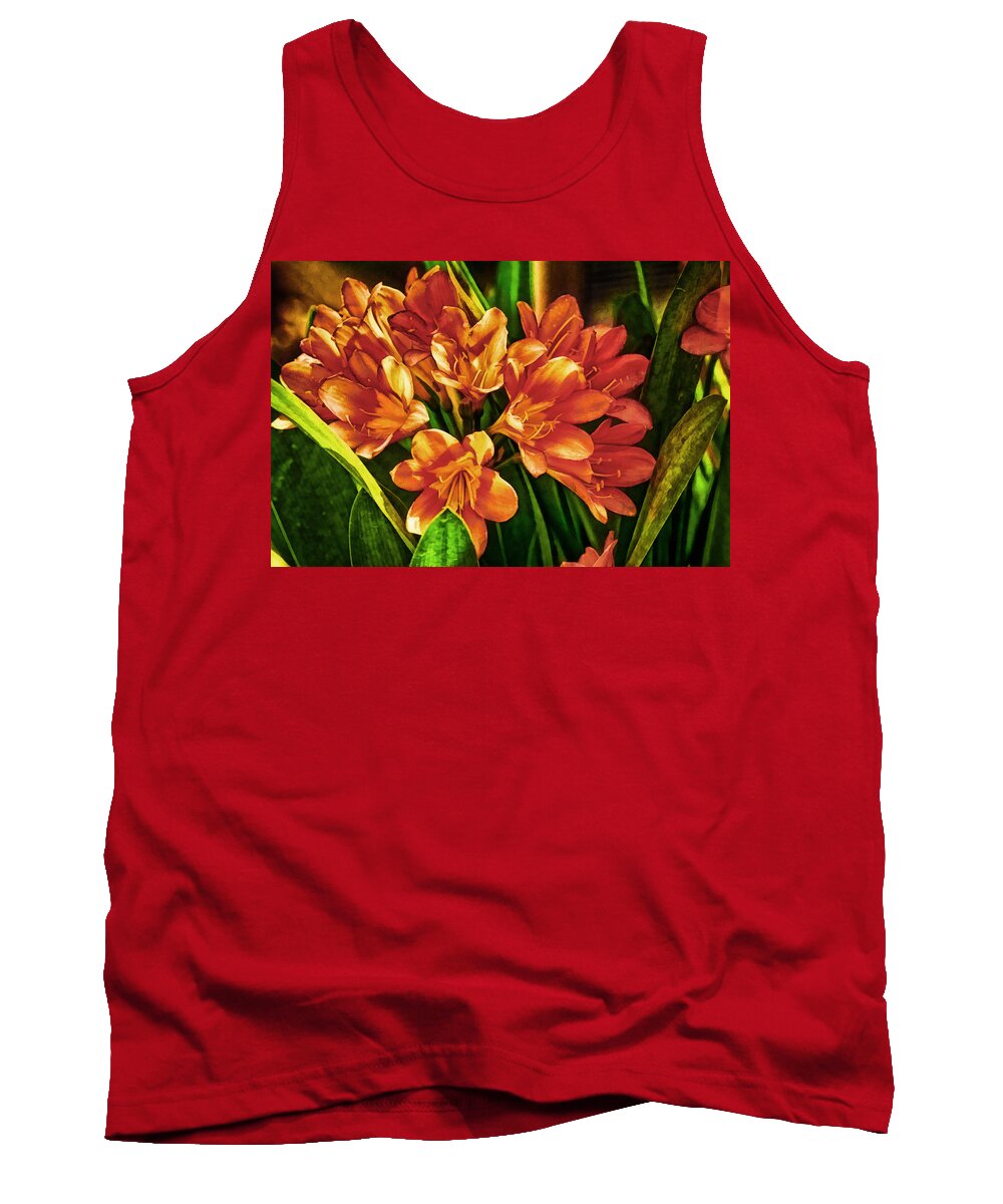 Painting Tank Top featuring the painting Thriving at Twilight by Anthony M Davis