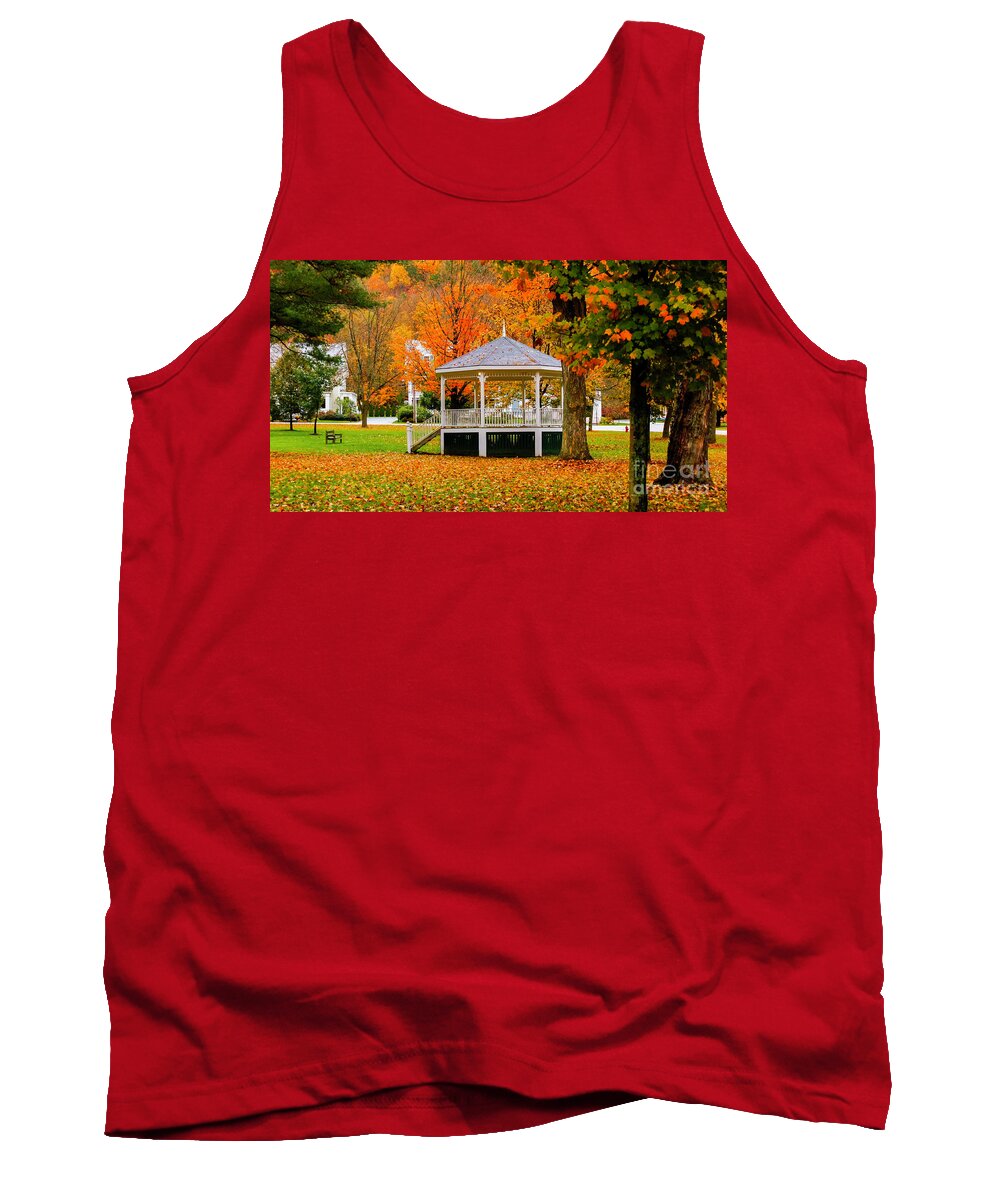 Fall Foliage Tank Top featuring the photograph Weston Vermont by Scenic Vermont Photography