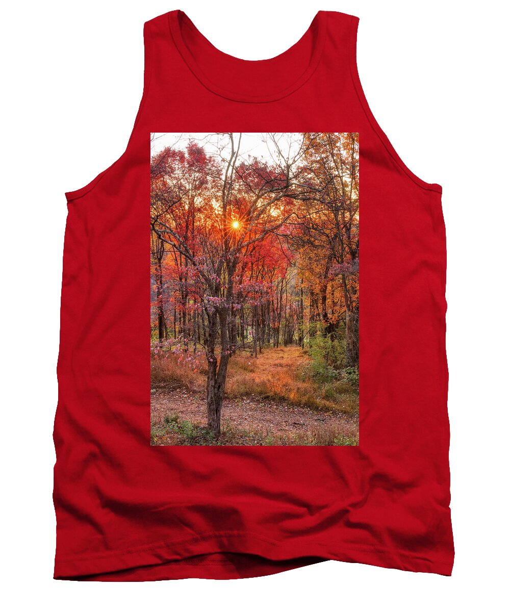 Canon Tank Top featuring the photograph Witts Peak Sunrise by Donna Twiford