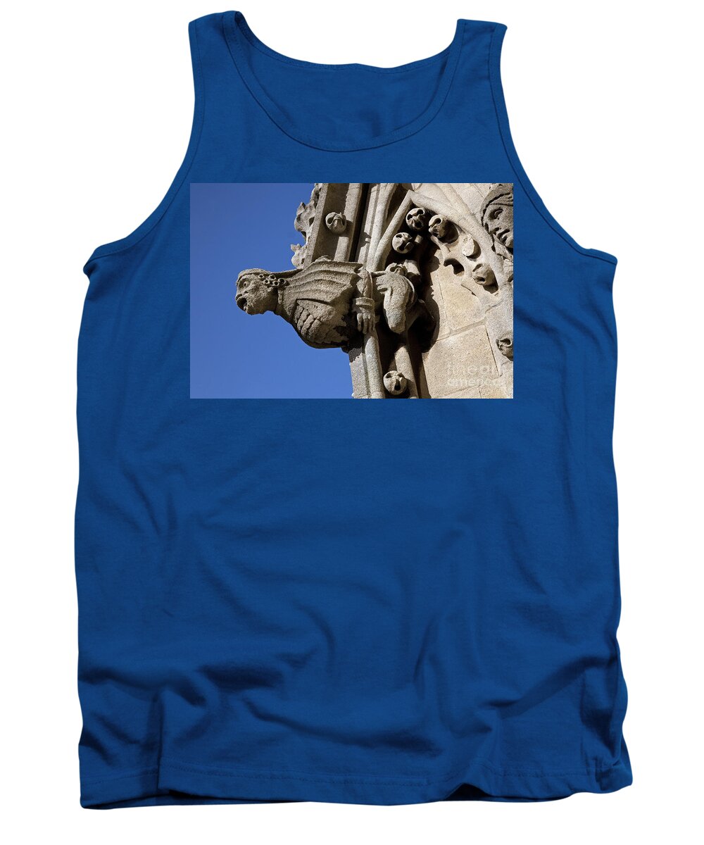 Gargoyle Tank Top featuring the photograph 110307p125 by Arterra Picture Library