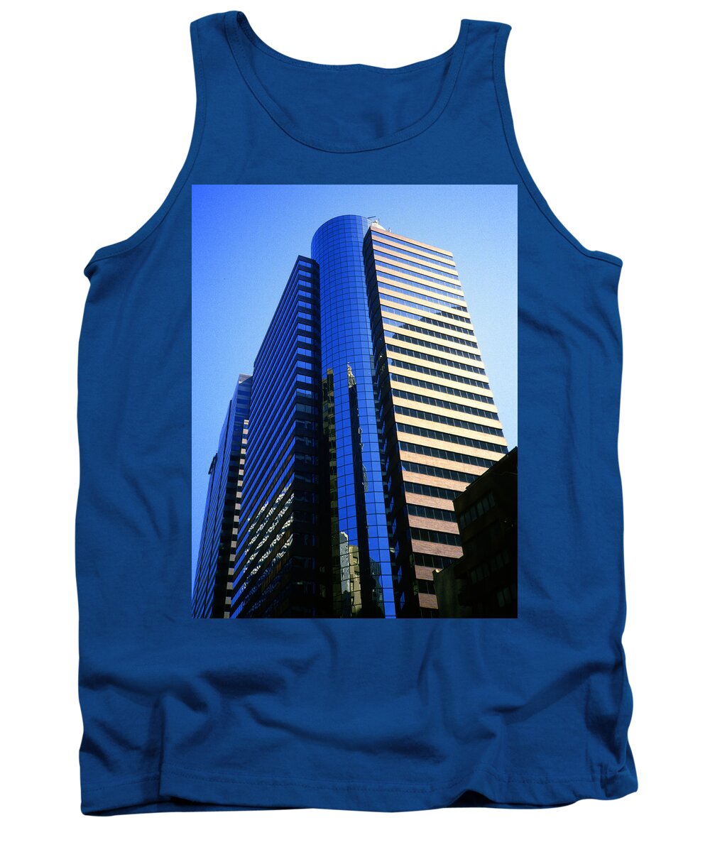 New York Tank Top featuring the photograph 1984 New York Architecture No4 by Gordon James