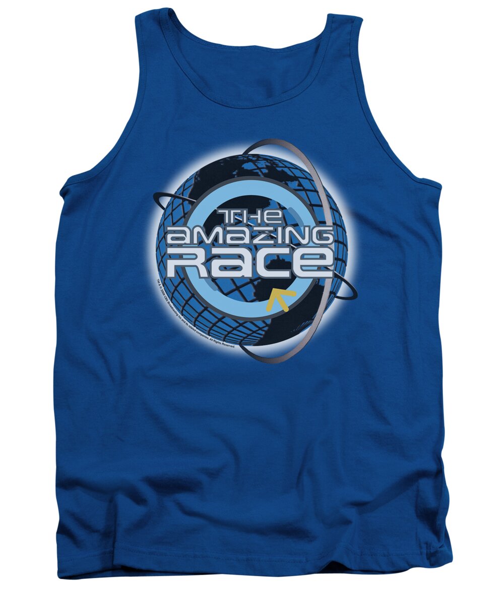 Amazing Race Tank Top featuring the digital art Amazing Race - Around The Globe by Brand A