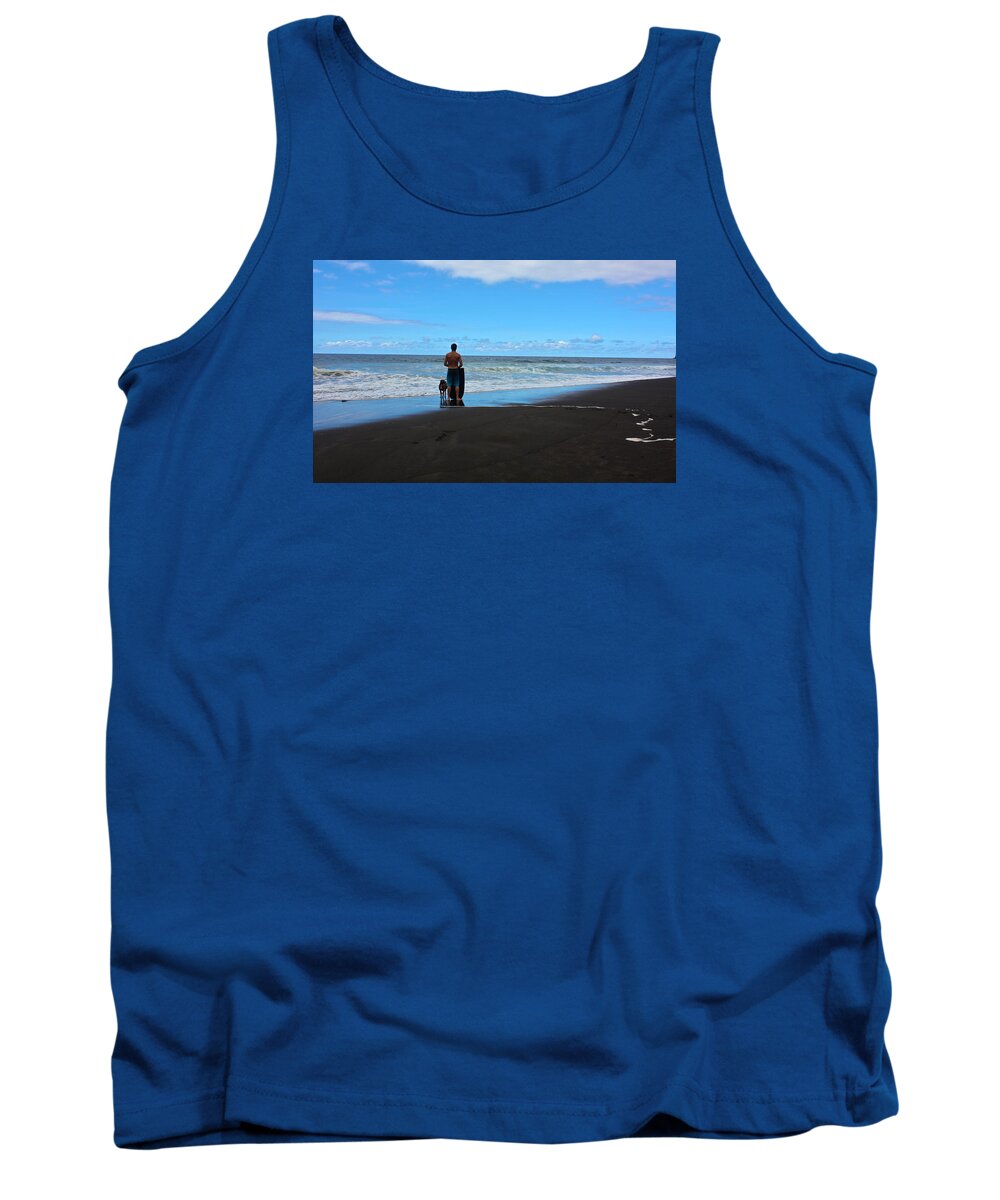 Seascape Tank Top featuring the photograph Best Friends Boogie by Venetia Featherstone-Witty