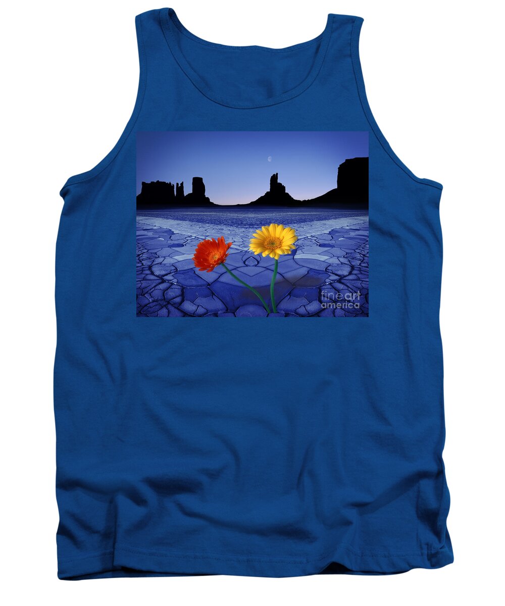 Digital Tank Top featuring the photograph Colors in the Valley by Edmund Nagele FRPS