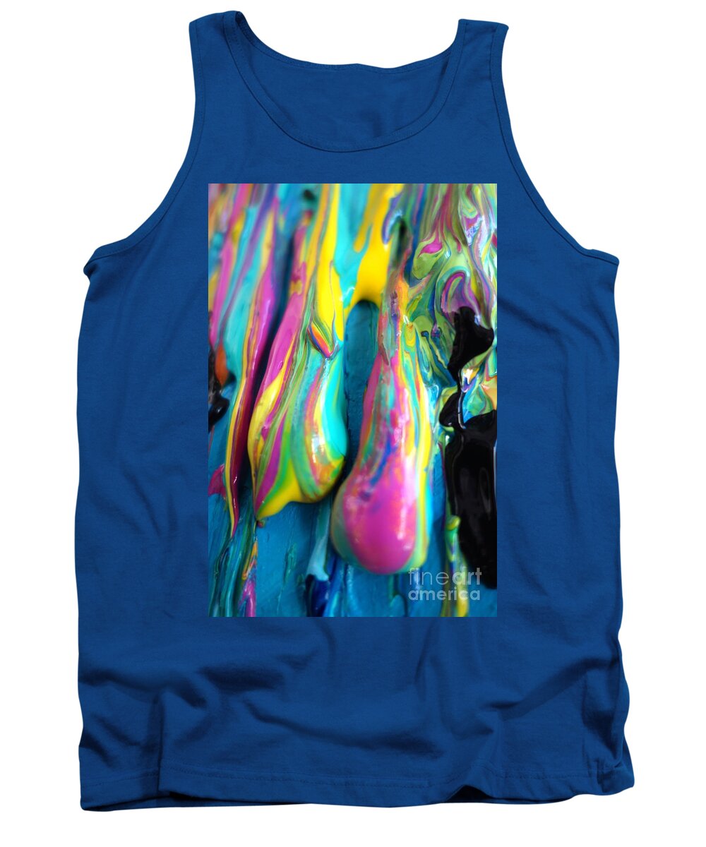 Paint Tank Top featuring the photograph Dripping Paint #3 by Jacqueline Athmann