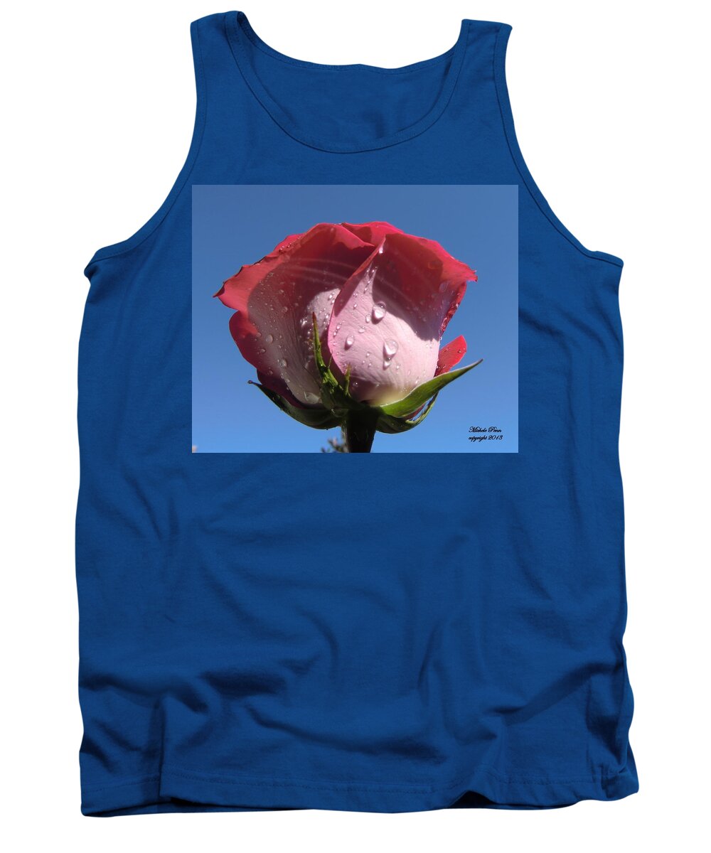 Pink Tank Top featuring the photograph Excellence Centered by Michele Penn