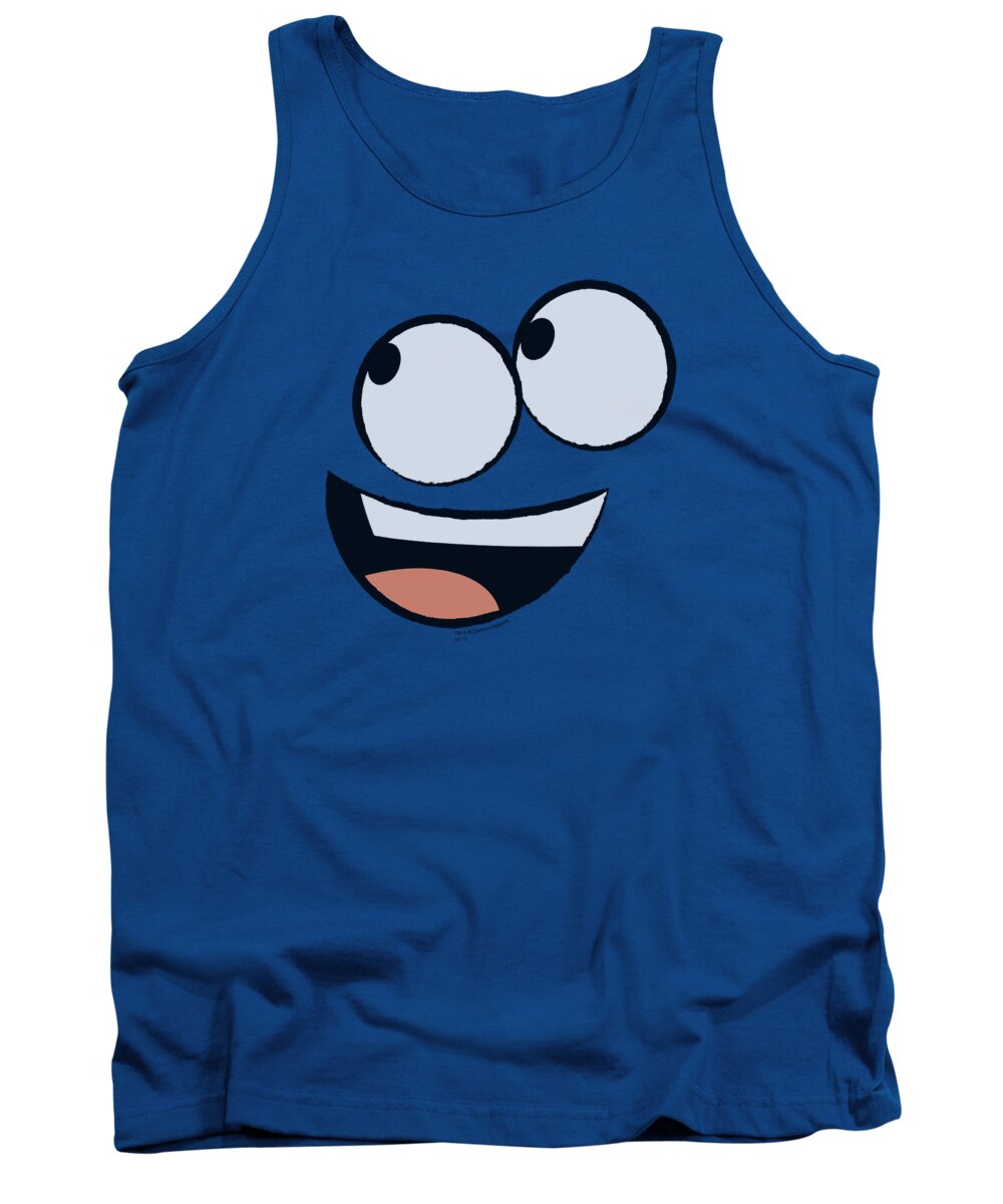 Foster's Home For Imaginary Friends Tank Top featuring the digital art Foster's - Blue Face by Brand A
