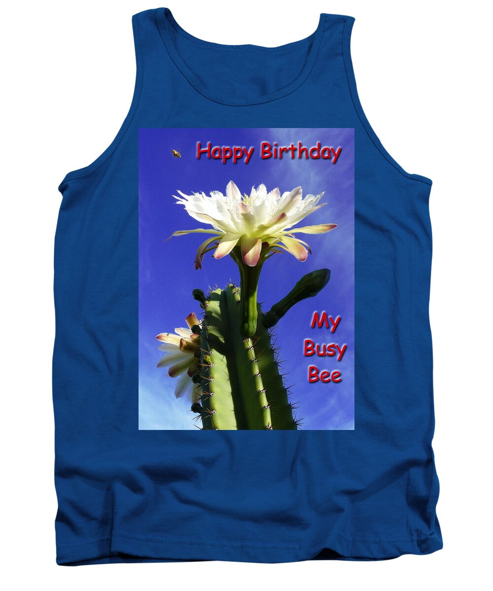 Birthday Tank Top featuring the photograph Happy Birthday Card And Print 15 by Mariusz Kula