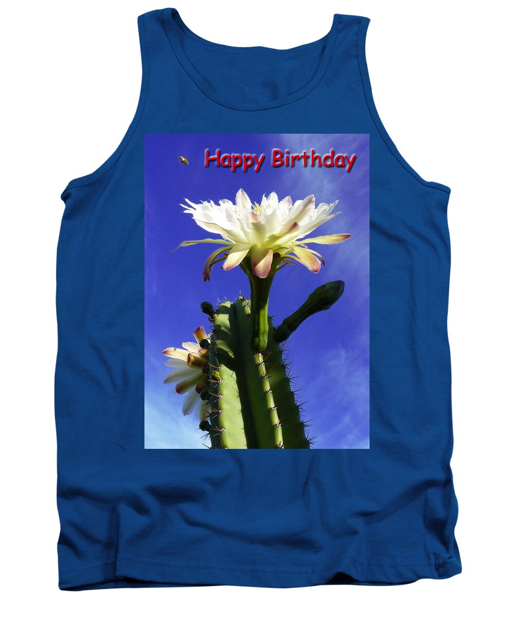 Birthday Tank Top featuring the photograph Happy Birthday Card And Print 16 by Mariusz Kula