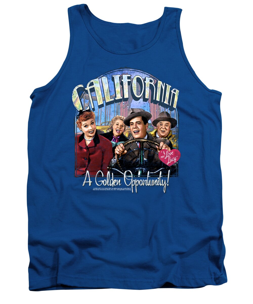  Tank Top featuring the digital art I Love Lucy - Golden Opportunity by Brand A