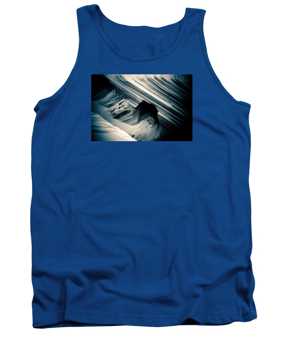 Adria Trail Tank Top featuring the photograph Indigo Dunes by Adria Trail
