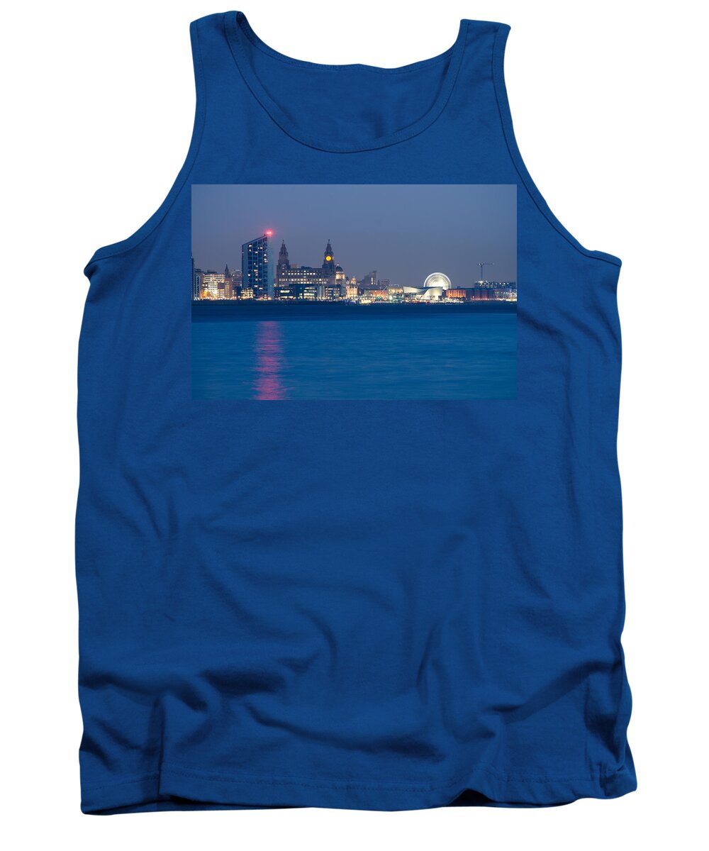 3 Graces Tank Top featuring the photograph Liverpool Waterfront by Spikey Mouse Photography
