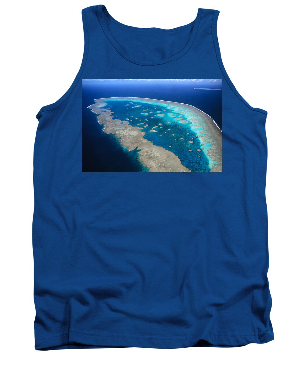 Feb0514 Tank Top featuring the photograph Llewellyn Reef Great Barrier Reef by D. & E. Parer-Cook