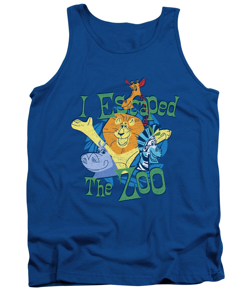 Tank Top featuring the digital art Madagascar - Escaped by Brand A