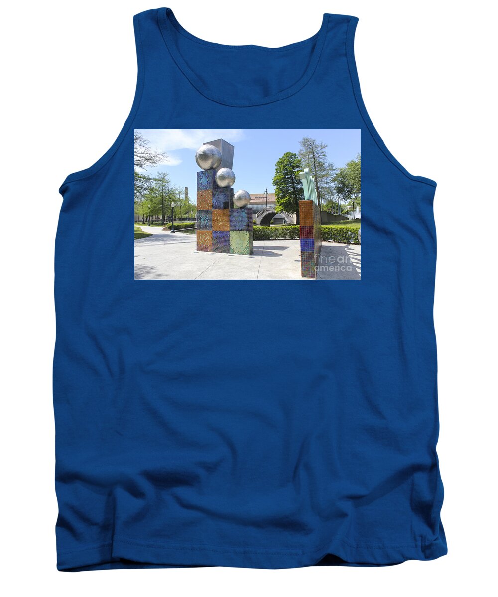 New Orleans Tank Top featuring the photograph Mahalia Jackson Theater 26 by Carlos Diaz
