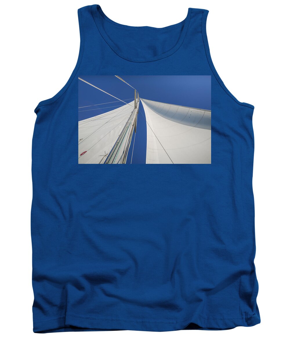 Sails Tank Top featuring the photograph Obsession Sails 1 by Scott Campbell
