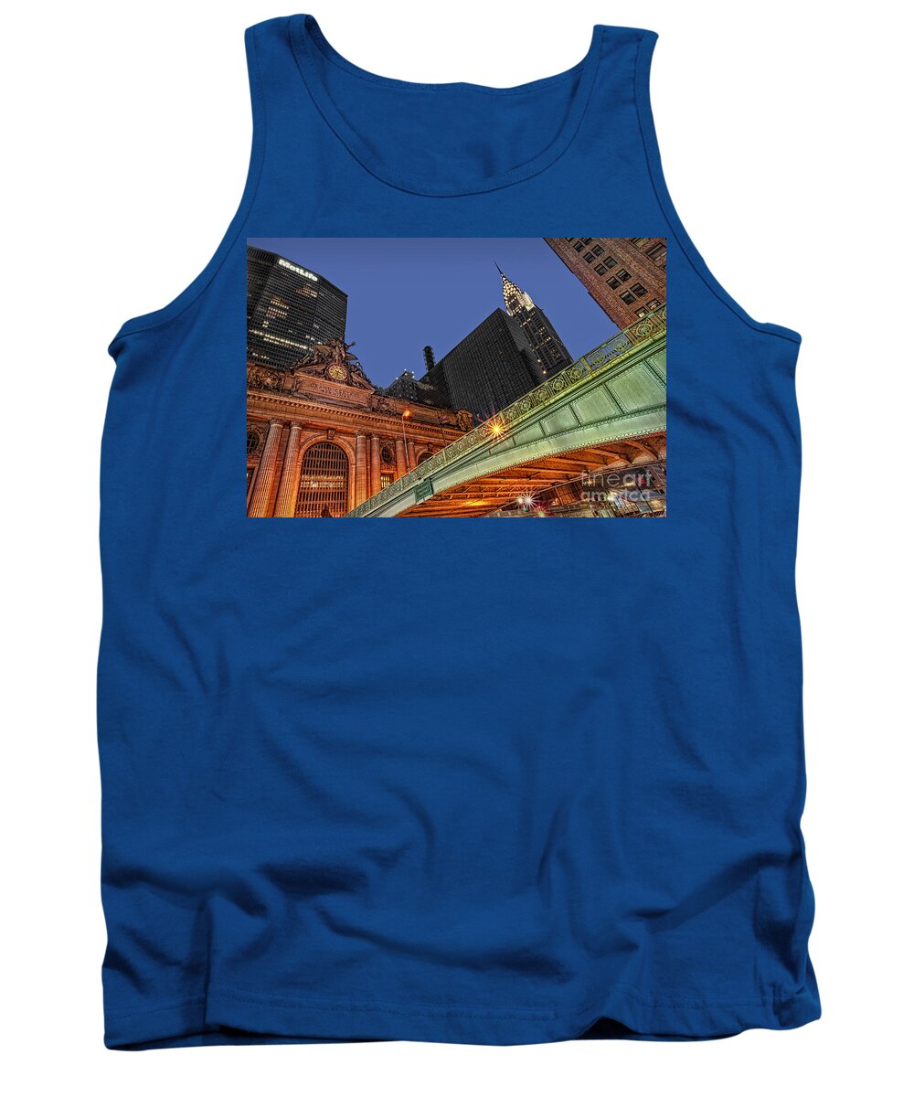Pershing Square Tank Top featuring the photograph Pershing Square by Susan Candelario