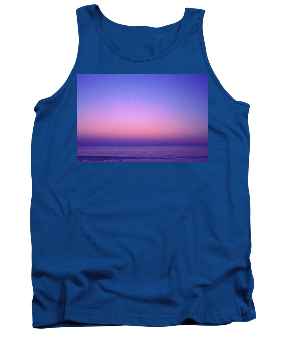 Beach Tank Top featuring the photograph Pink Ocean by Carol Whaley Addassi