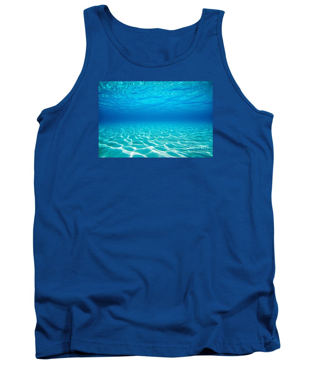 Abstract Tank Top featuring the photograph Plain Underwater Shot by M Swiet Productions