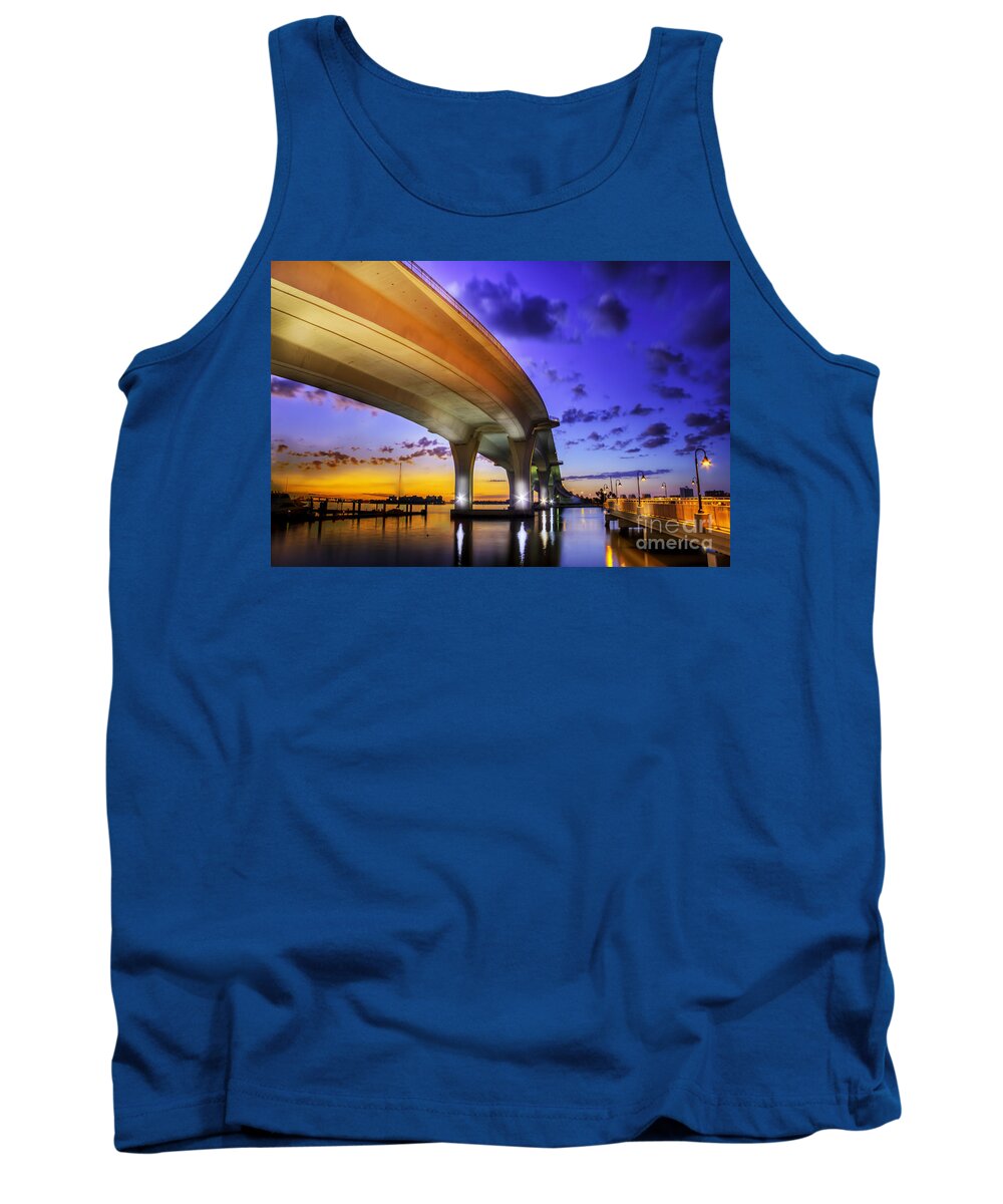 Bridge Tank Top featuring the photograph Ribbon in the Sky by Marvin Spates