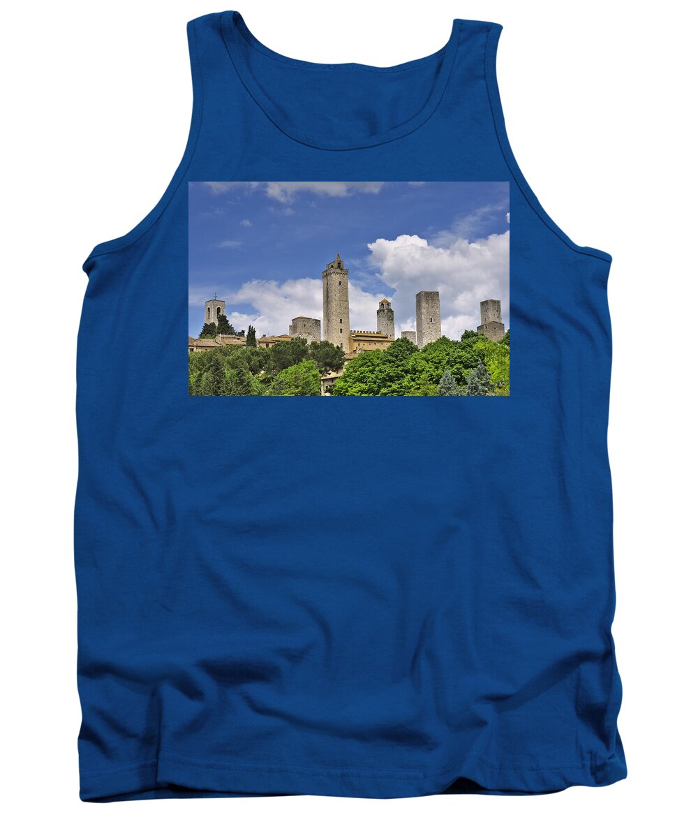 Europe Tank Top featuring the photograph San Gimignano by Ivan Slosar