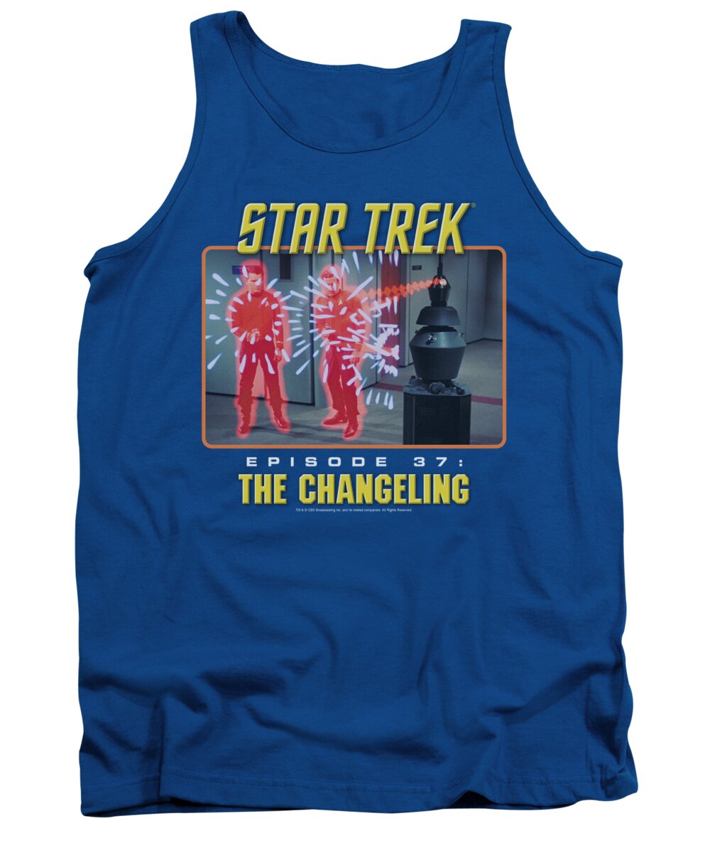 Star Trek Tank Top featuring the digital art St Original - The Changeling by Brand A