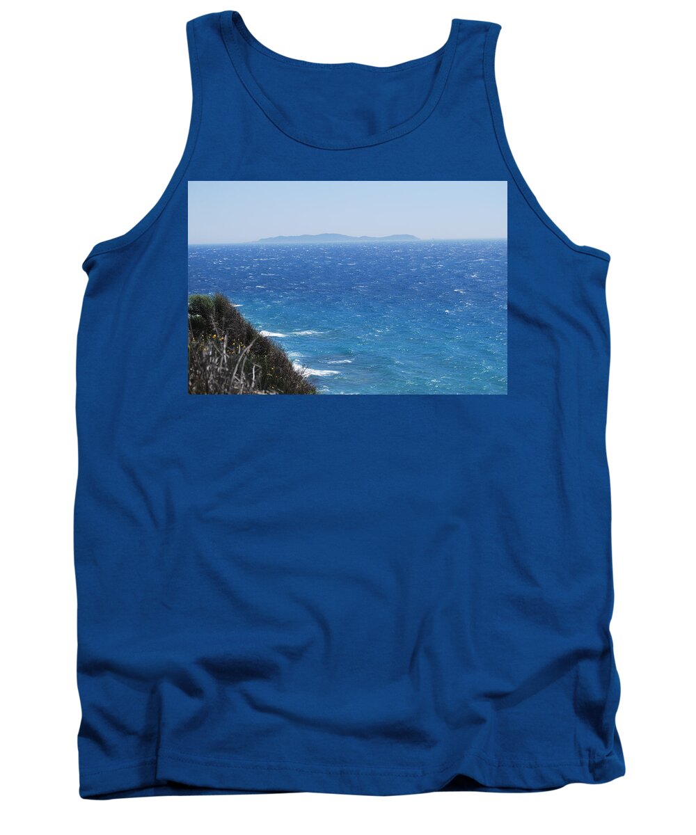Strong Mistral Tank Top featuring the photograph Strong Mistral by George Katechis