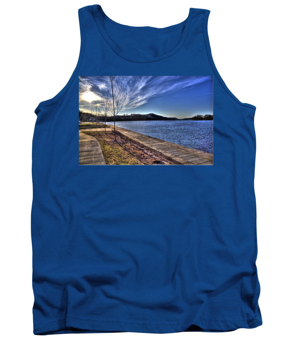Parkersburg Tank Top featuring the photograph The Ohio River by Jonny D