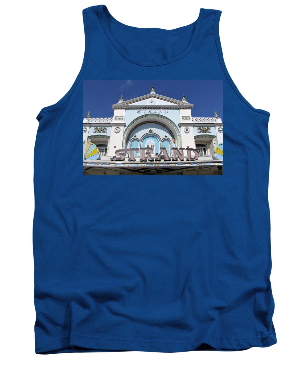Vintage Tank Top featuring the photograph The Strand Key West by Bob Slitzan