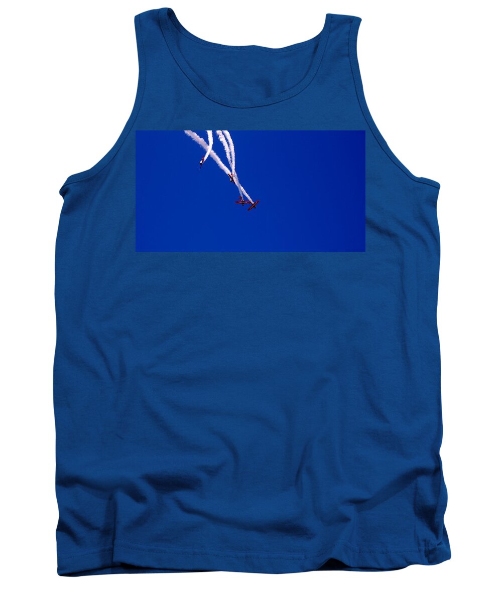 Airplanes Tank Top featuring the photograph Twist and Turns by Christopher James