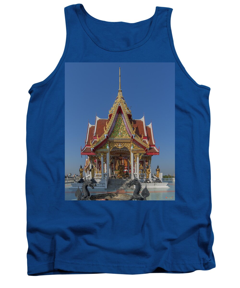 Temple Tank Top featuring the photograph Wat Bukkhalo Central Roof-top Pavilion DTHB1809 by Gerry Gantt