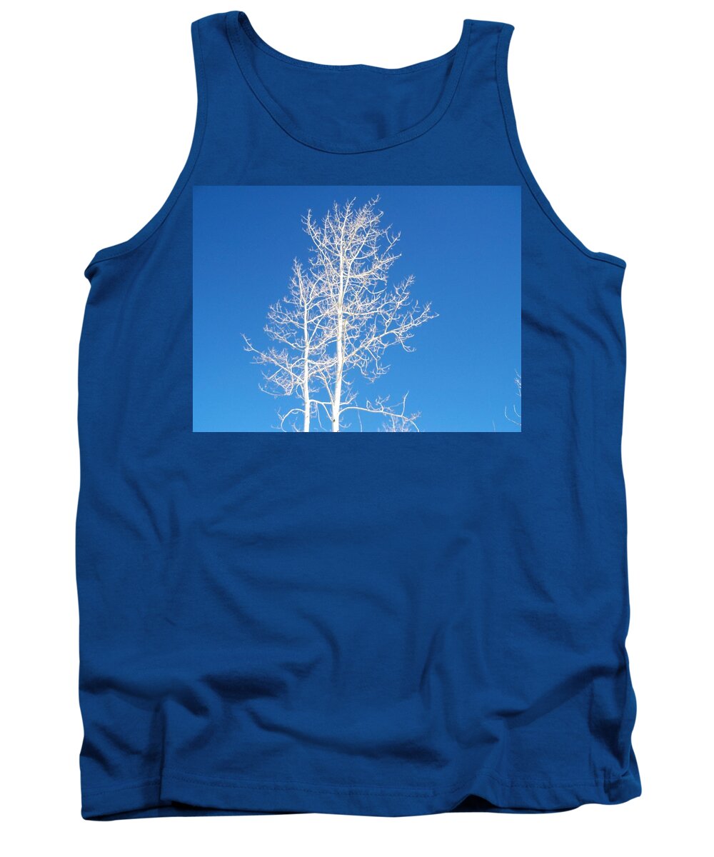 Sky Tank Top featuring the photograph Winter Sky by Claudia Goodell