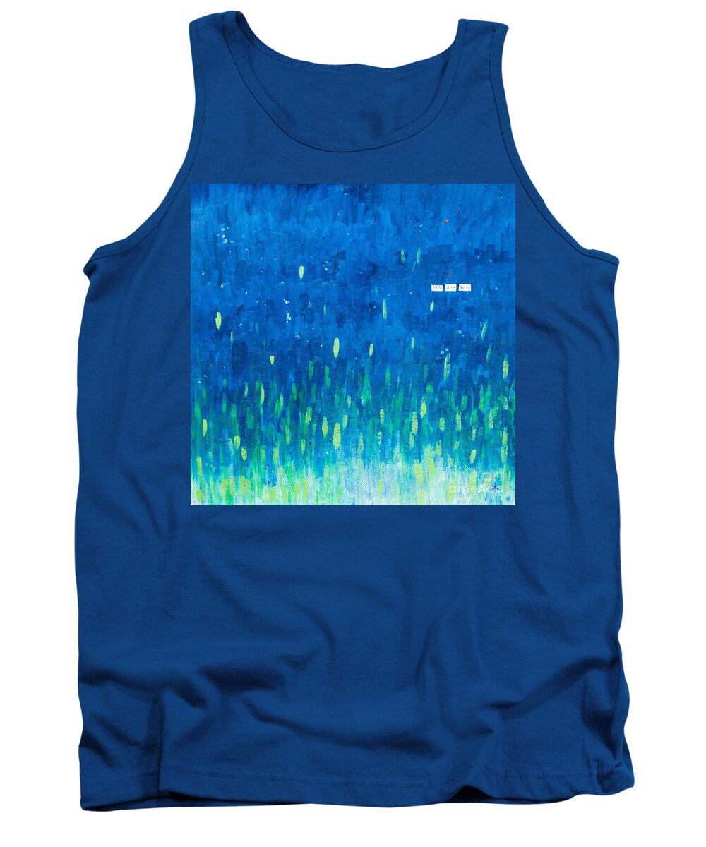  Tank Top featuring the painting You Are Here by Stefanie Forck