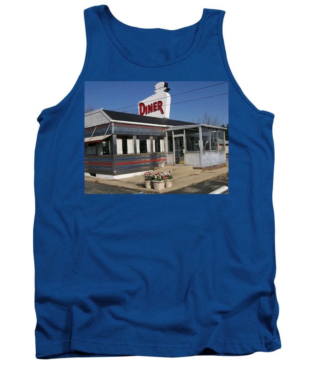 Diner Tank Top featuring the photograph The Diner #1 by Stephen King