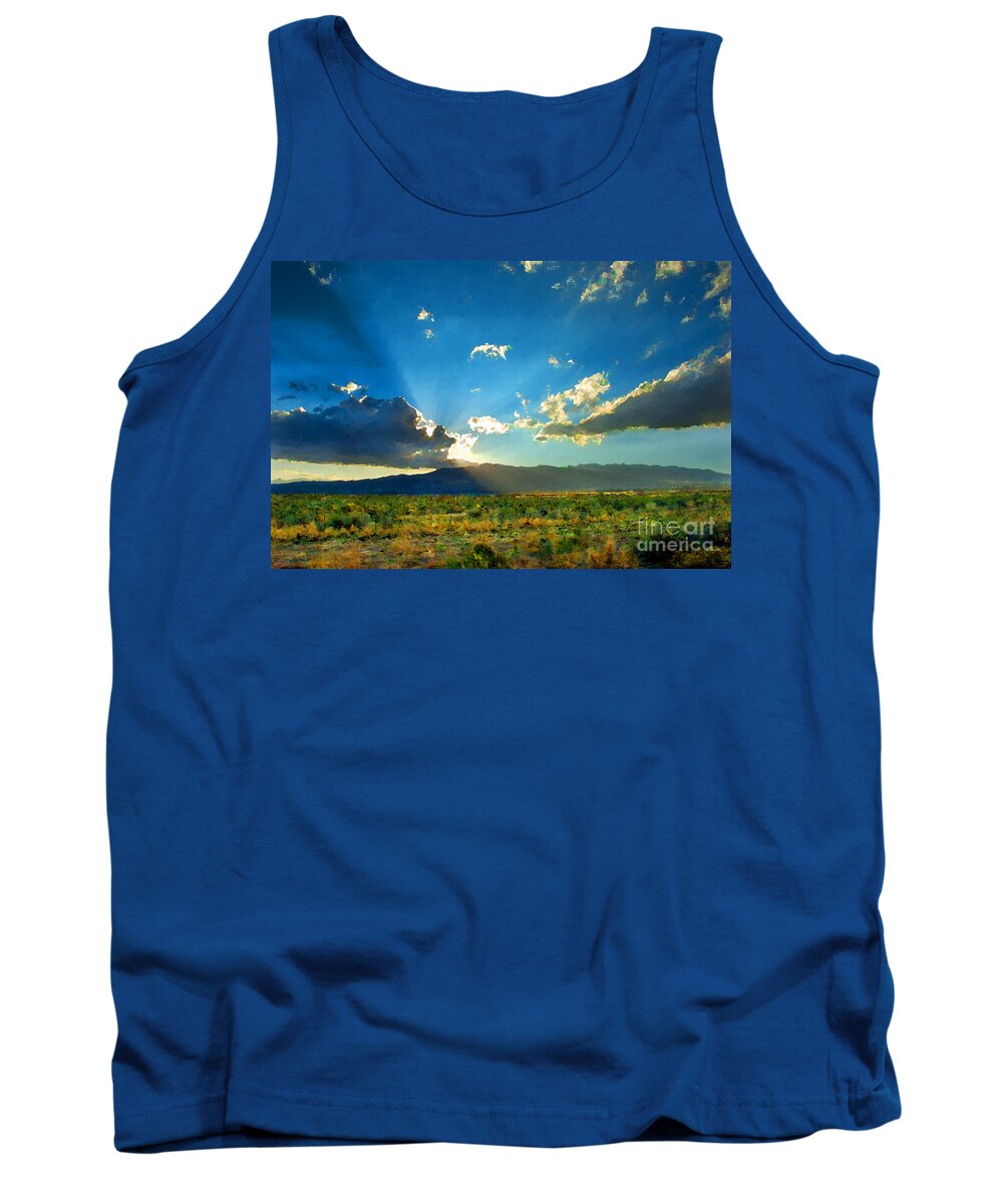 New Mexico Tank Top featuring the photograph New Mexico Desert by Betty LaRue