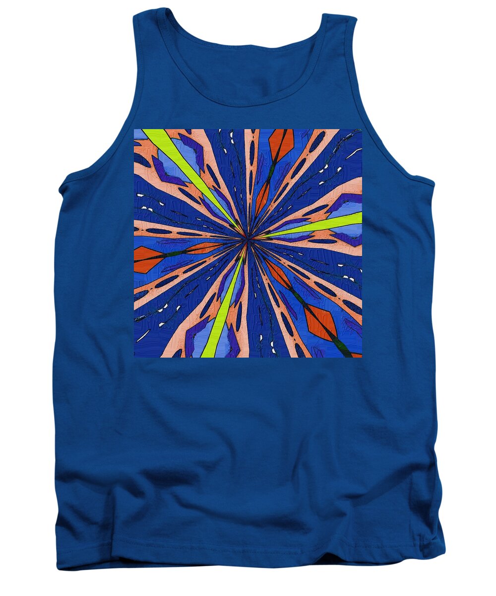 Passage Tank Top featuring the digital art Portal to the Past by Alec Drake