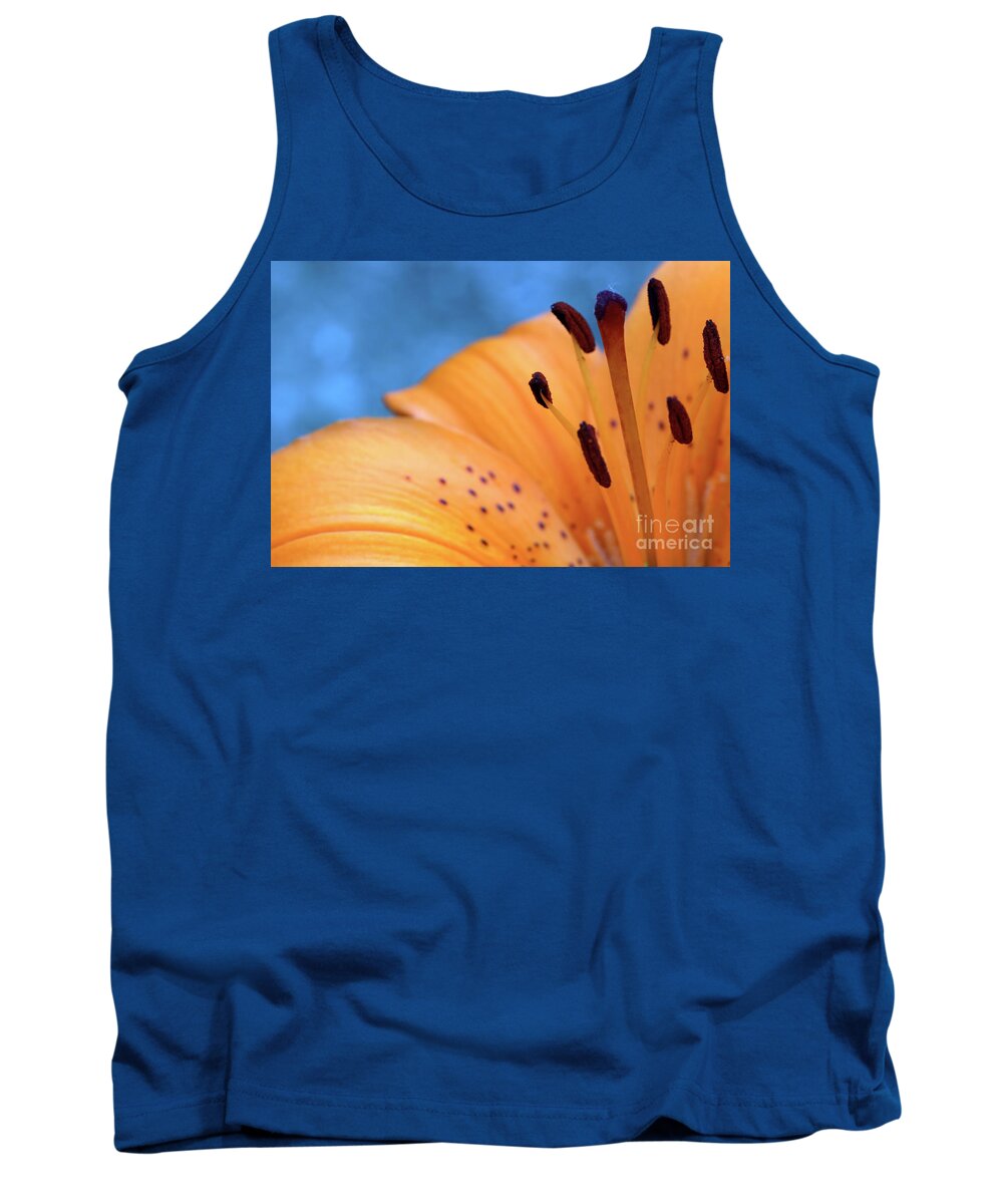 Flora Tank Top featuring the photograph Tiger Bright by Baggieoldboy