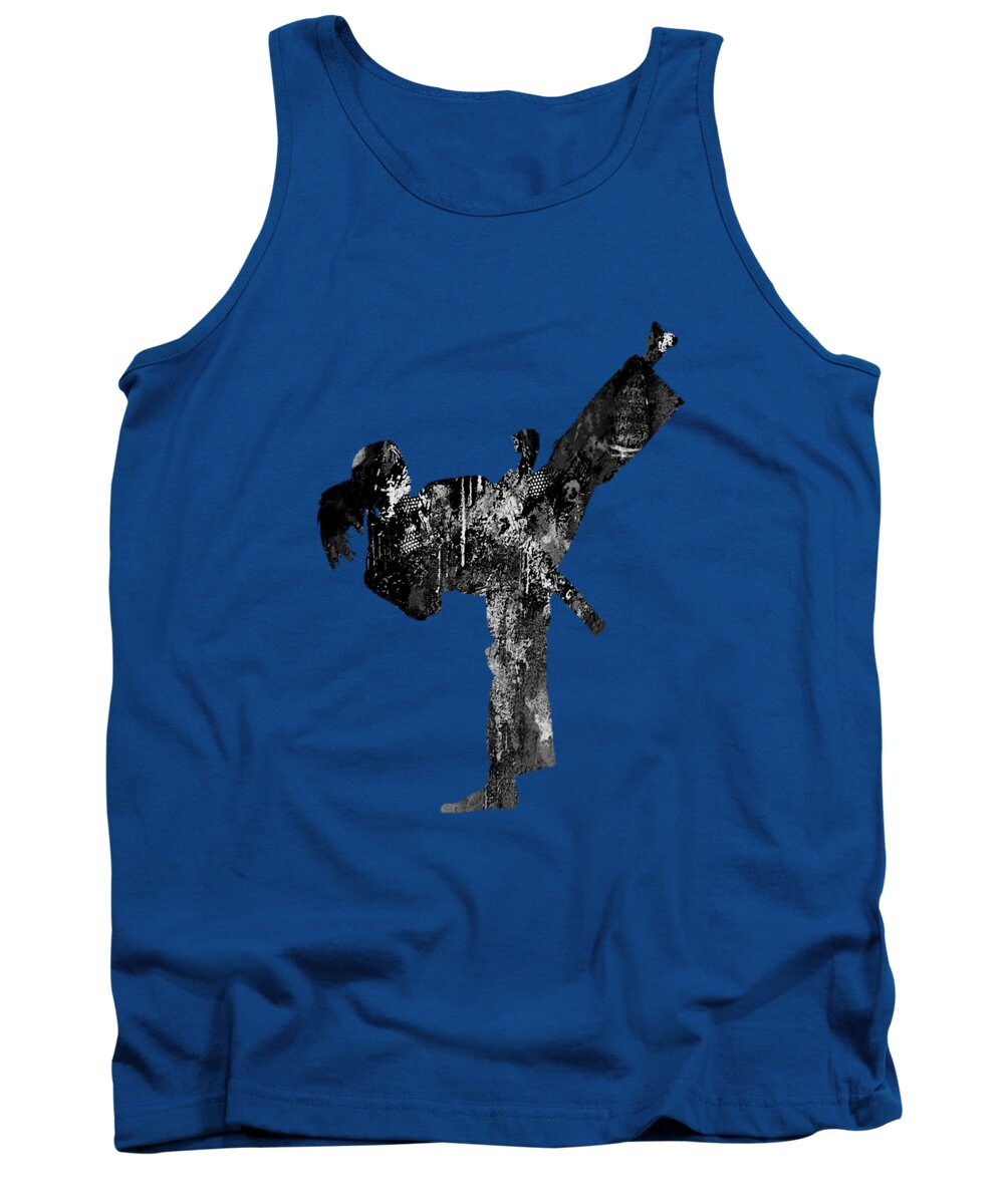 Martial Arts Tank Top featuring the mixed media Martial Arts Collection #16 by Marvin Blaine