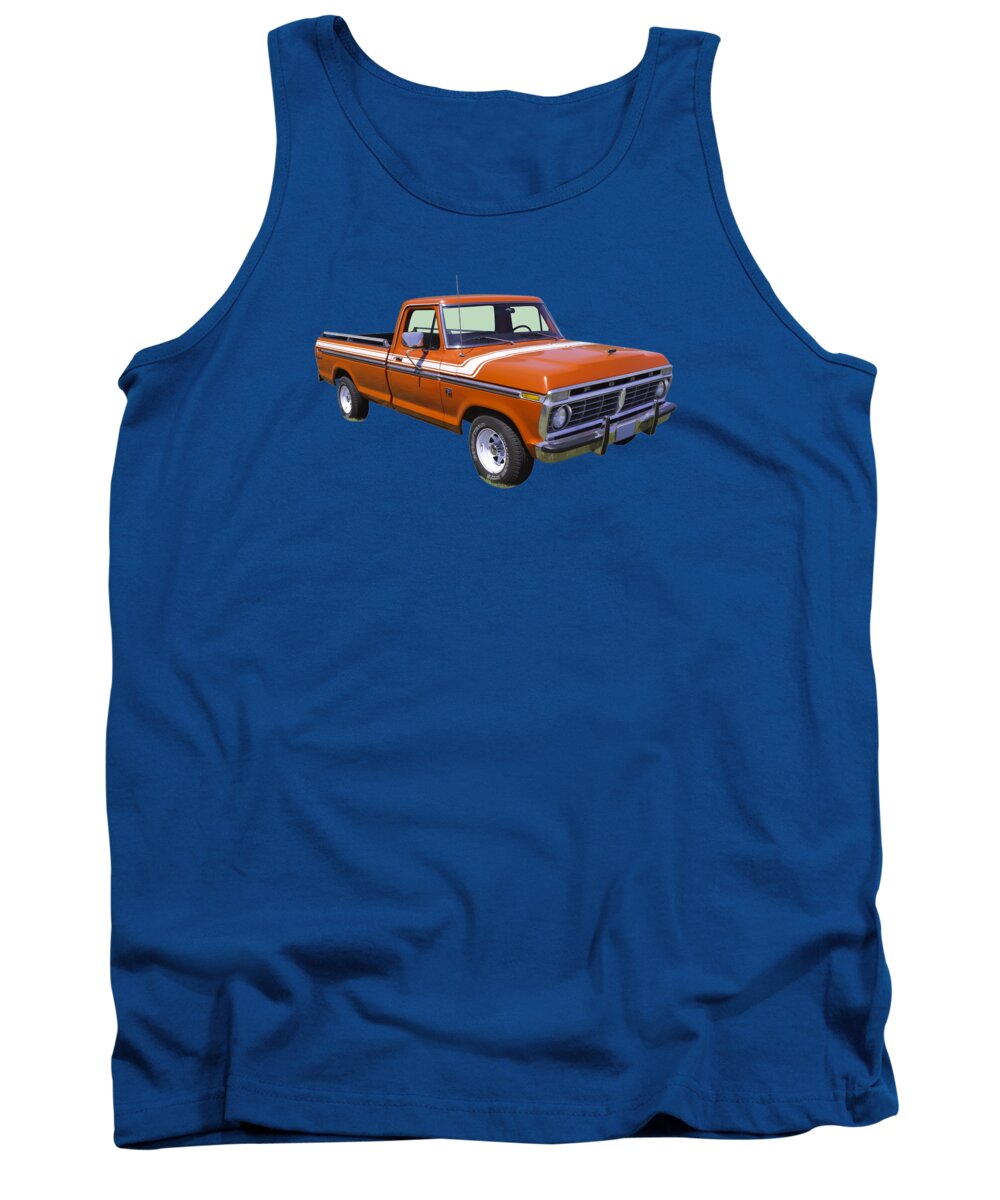 Classic Tank Top featuring the photograph 1975 Ford F100 Explorer Pickup Truck by Keith Webber Jr