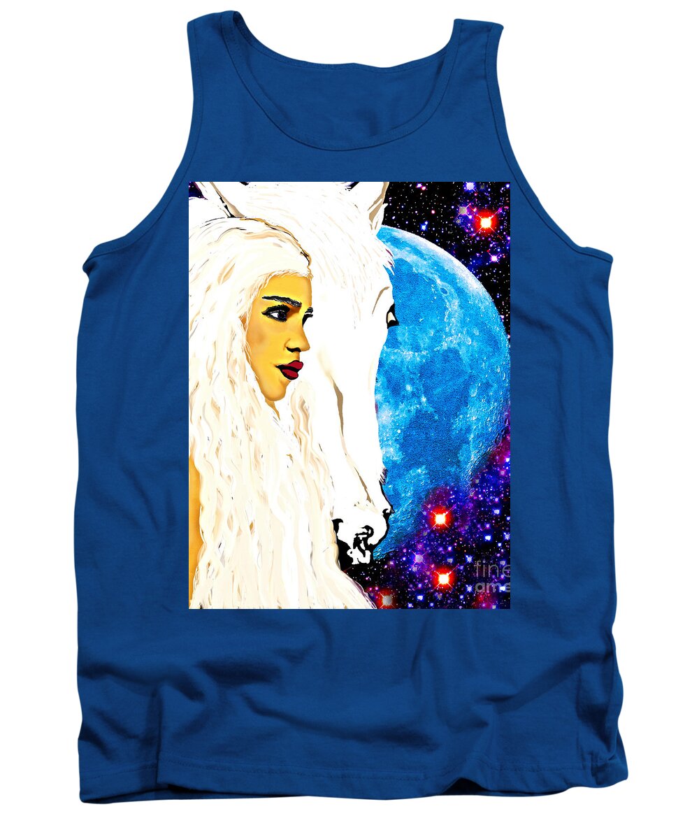 Game Tank Top featuring the painting Game of Thrones #3 by Saundra Myles