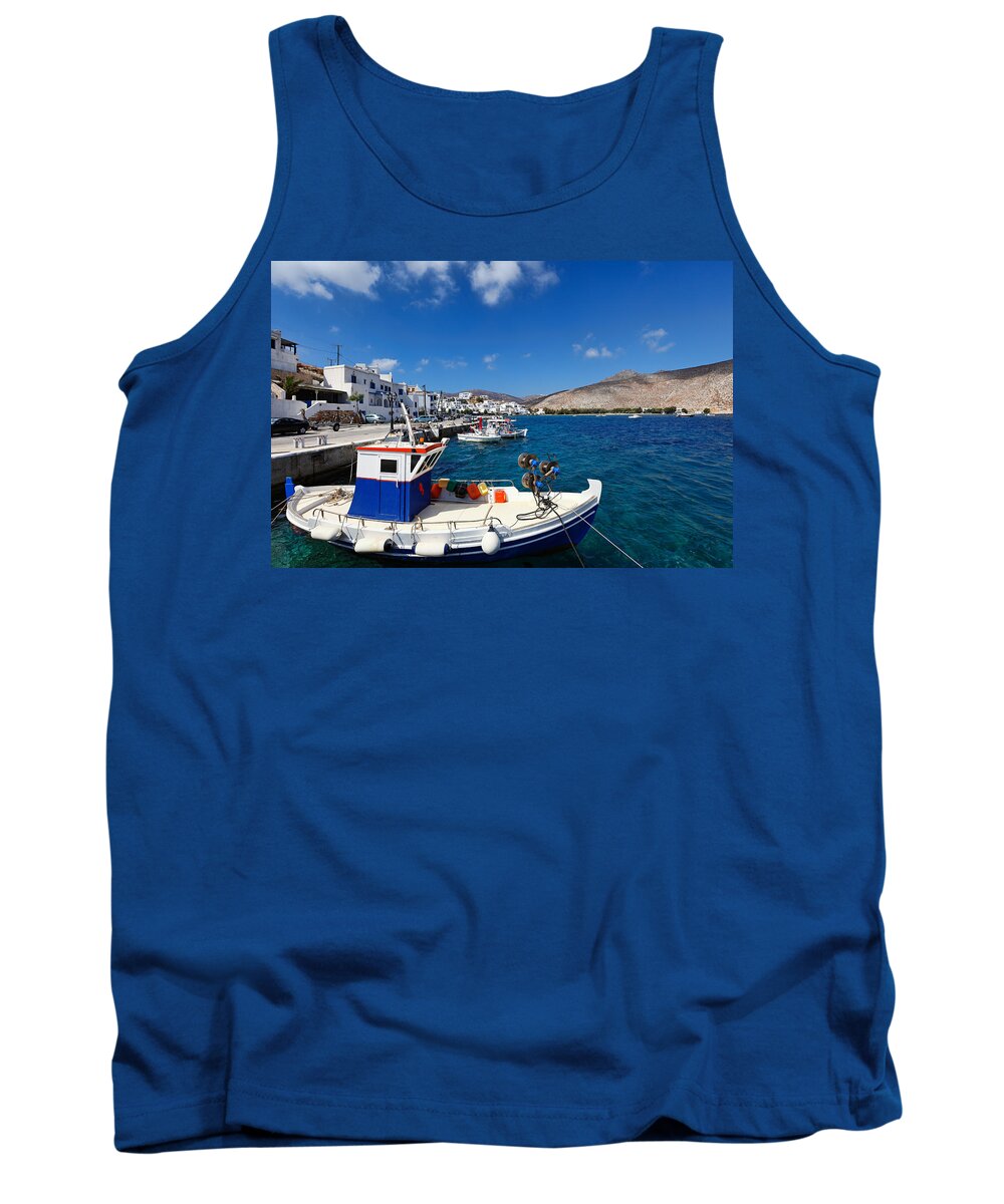 Aegean Tank Top featuring the photograph Tinos - Greece #8 by Constantinos Iliopoulos